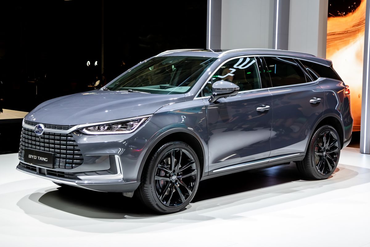 Byd,Tang,Crossover,Suv,Car,Showcased,At,The,Paris,Motor