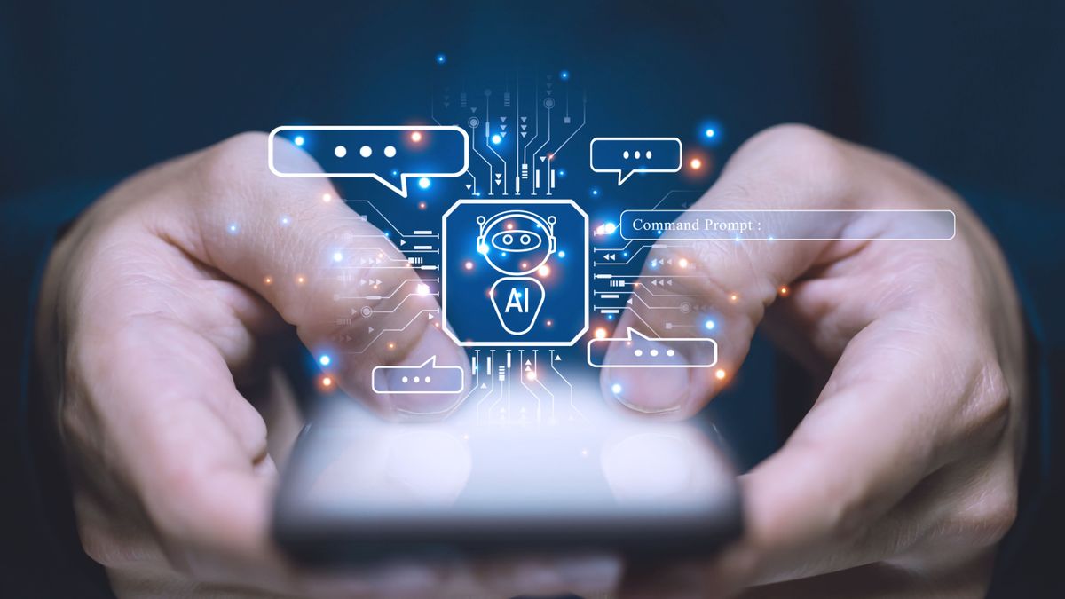 startupok,Businessman,Showing,Graphics,Ai,Chat,Application,,A,Digital,Chatbot,Assistant.