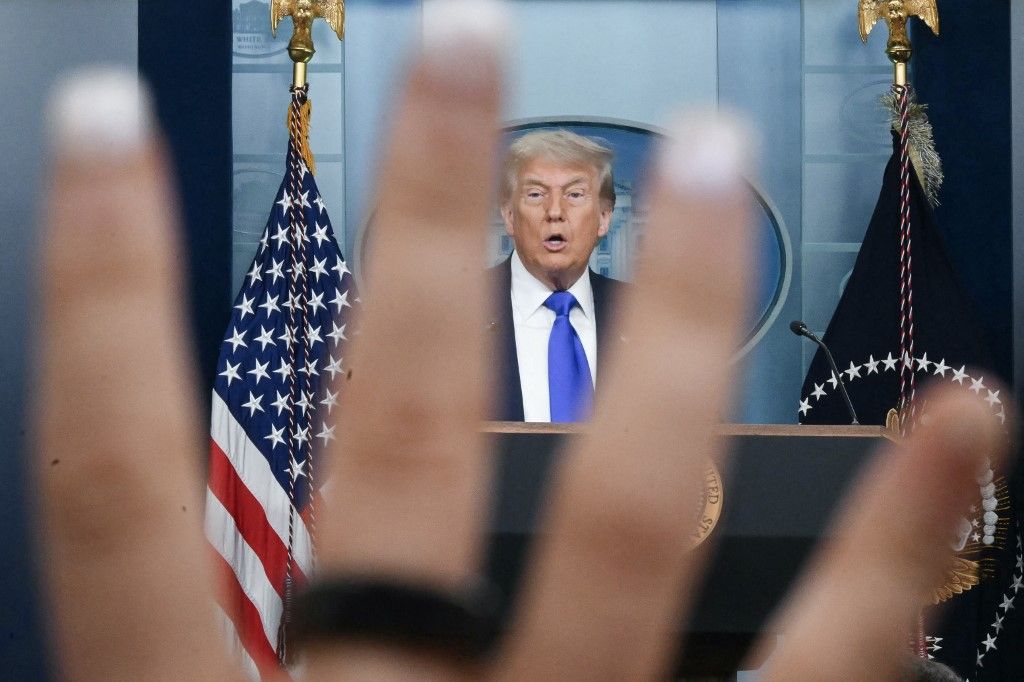US President Donald Trump holds news conference on Supreme Court decisions