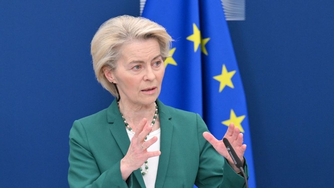 Ursula von der Leyen szerint Izraelnek kétszer meg kellene gondolnia azt, amire készül Kép