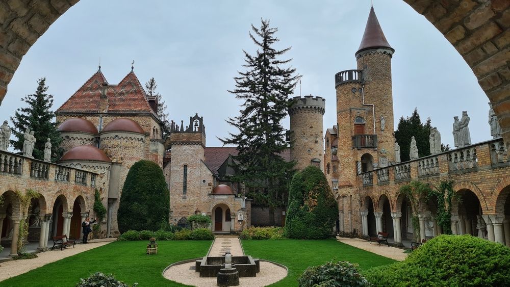 Székesfehérvár,,Hungary,–,October,10,,2021:,Patio,Of,The,Bory