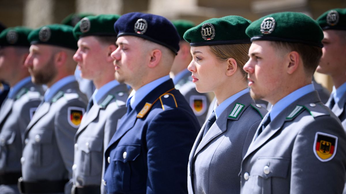 Public pledge in front of the House of Representatives Bundeswehr