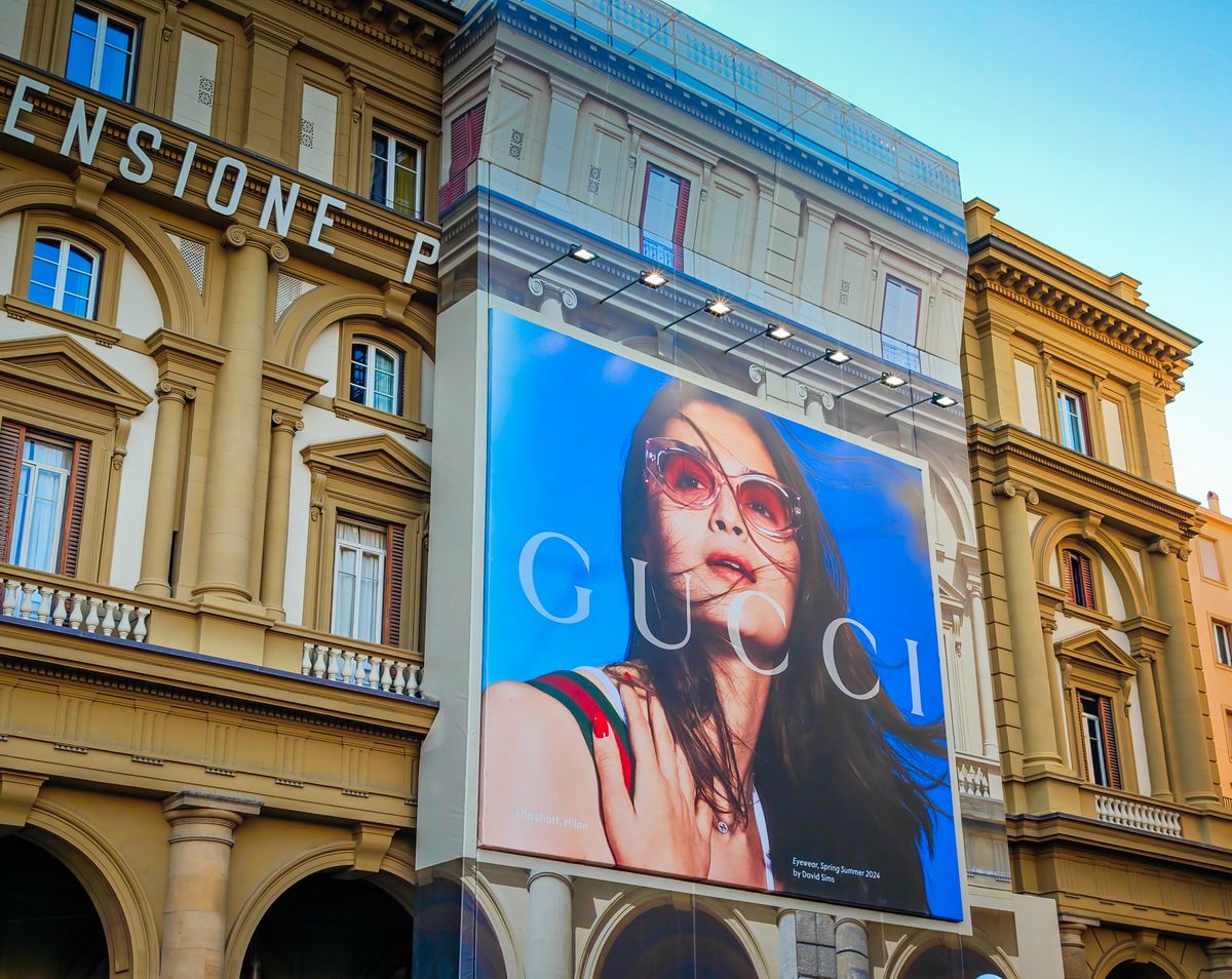 Florence,,Italy,-,01,19,2025:,Large,Advertising,Billboard,For