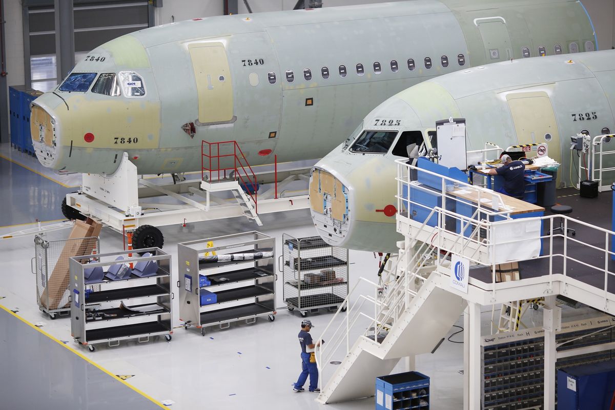 Inside The Airbus SE Assembly Facility Ahead Of Durable Goods Figures