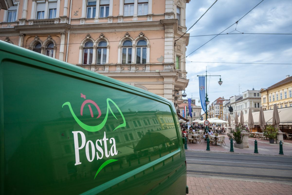 Szeged,,Hungary,-,July,4,,2018:,Hungarian,Post,(also,Known