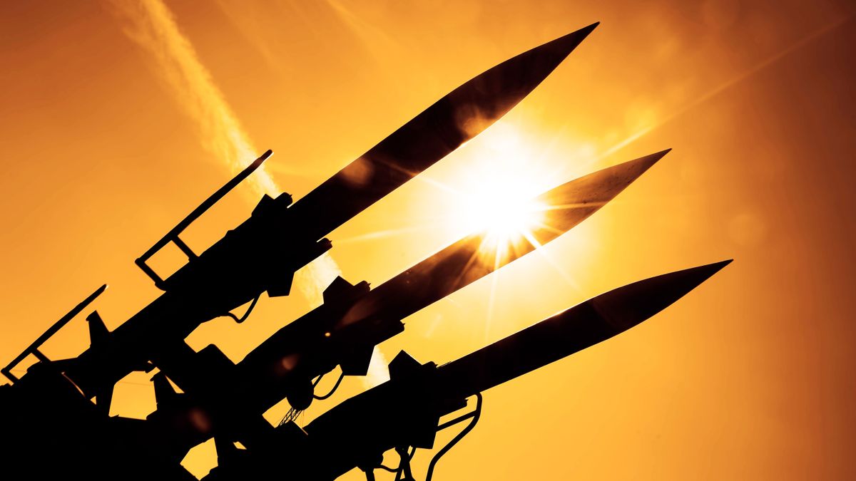 Weapons,Of,Mass,Destruction.,A,Missile,With,A,Warhead,Looks ukrán védelmi kiadások