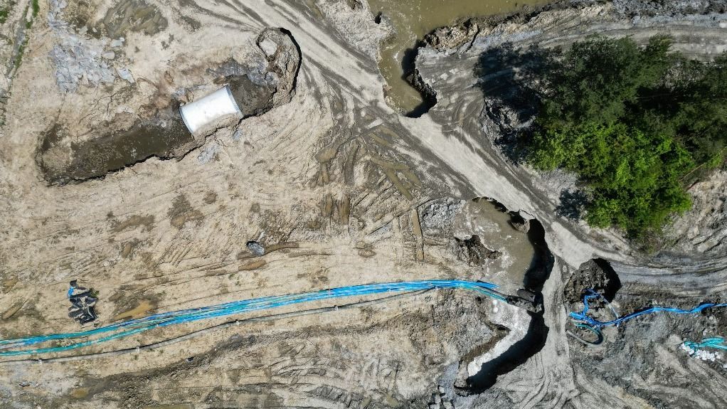 ROMANIA-SALT-MINE-FLOODS parajdi sóbánya