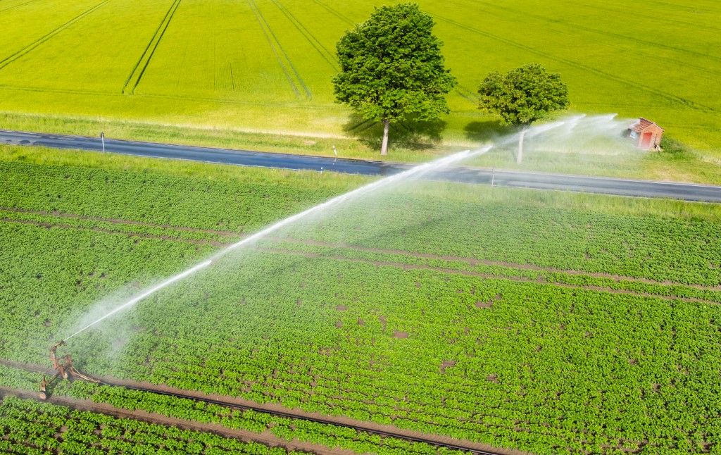 Drought in Lower Saxony, öntözéses gazdálkodás