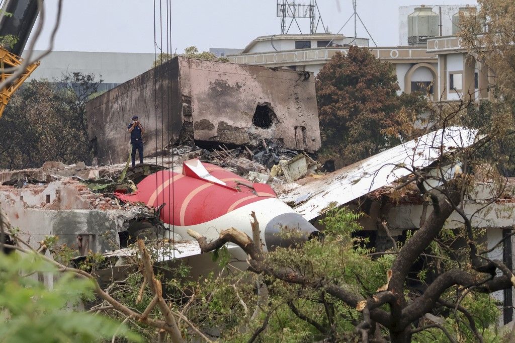 Aftermath Of The Air India Crash