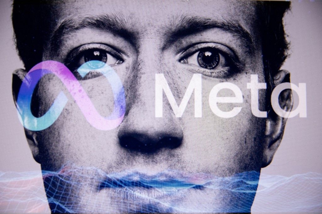 Mark Zuckerberg FRANCE-META-ARTIFICIAL-INTELLIGENCE-NEW-LOGO