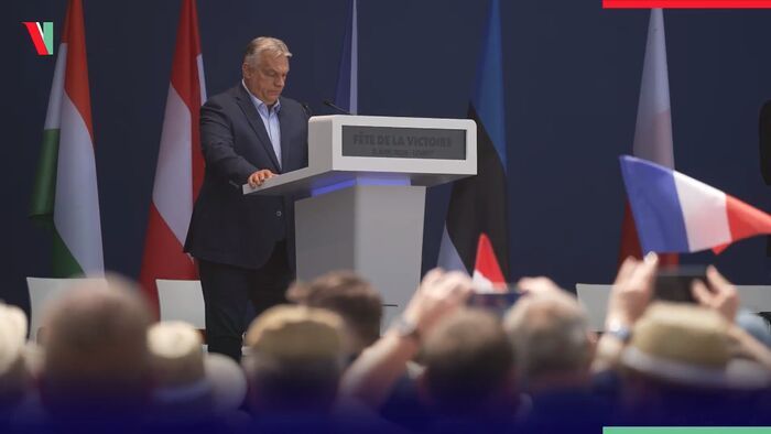 A Patrióták franciaországi nagygyűlésén szólalt fel Orbán Viktor: nem akarunk meghalni Ukrajnáért
