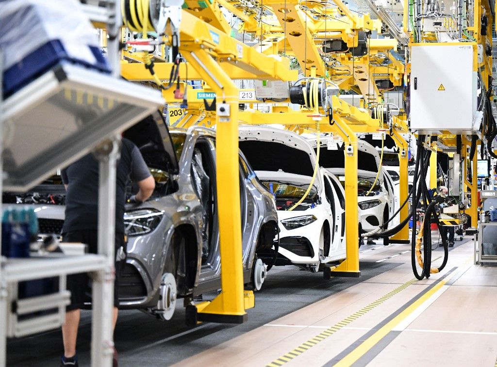 Mercedes-Benz plant Német gazdaság: nehéz a kilábalás a recesszióból