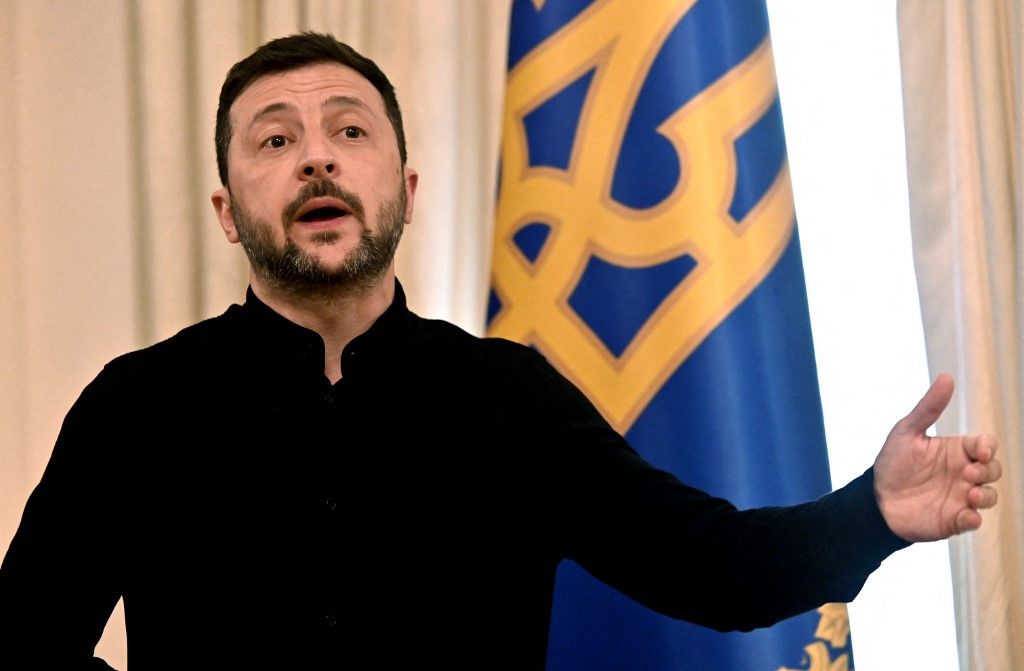 Volodimir Zelenszkij ukrán elnök
Oroszország Ukrajna
orosz-ukrán háború