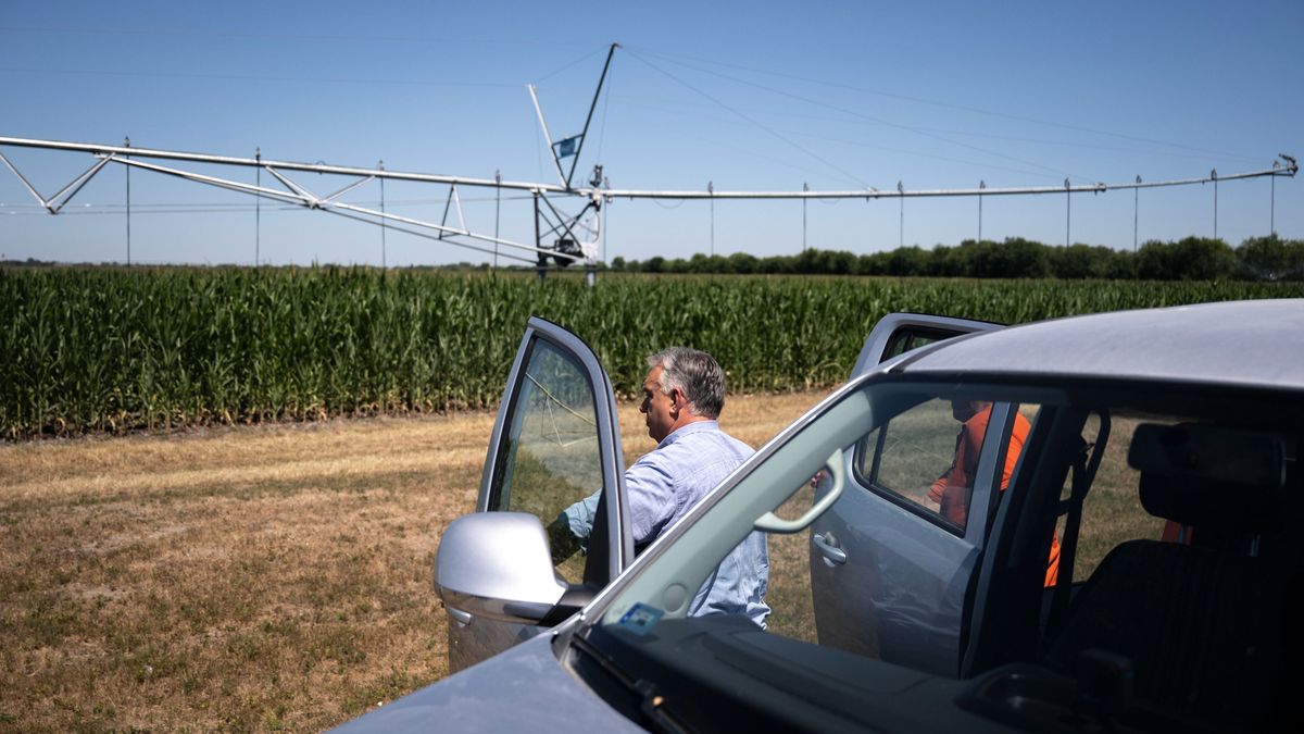 Orbán Viktor: Gépekkel, emberekkel és milliárdokkal védekezik a kormány az aszály ellen 