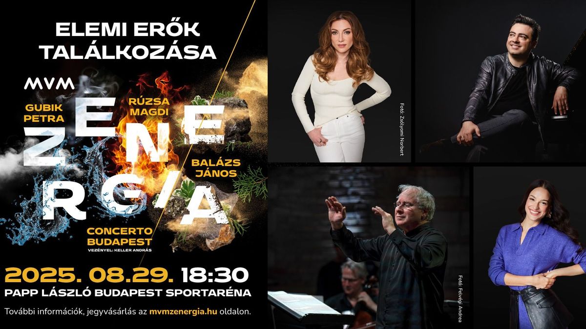 Elemi erők találkoznak a jubileumi MVM ZENERGIA koncerten a Papp László Budapest Sportarénában (x)