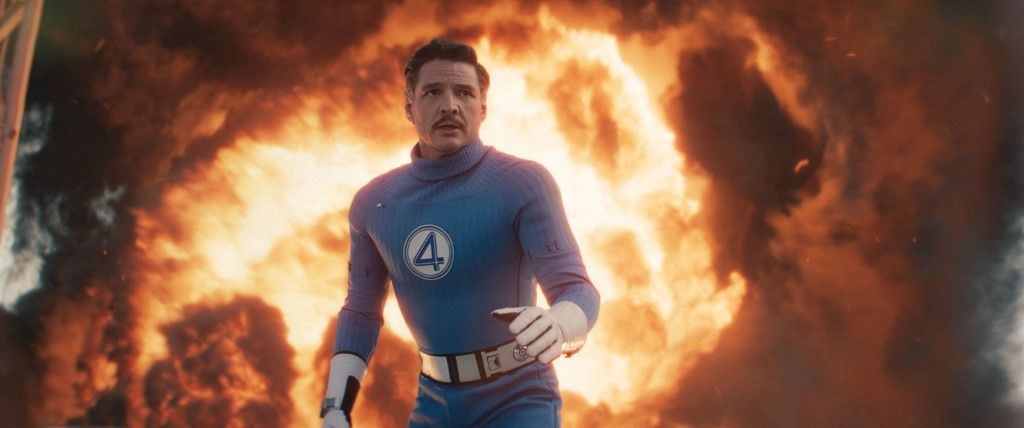 LES 4 FANTASTIQUES, LES PREMIERS PAS - LES QUATRE FANTASTIQUES, LES PREMIERS PAS - THE FANTASTIC FOUR, FIRST STEPS (2025) Pedro Pascal