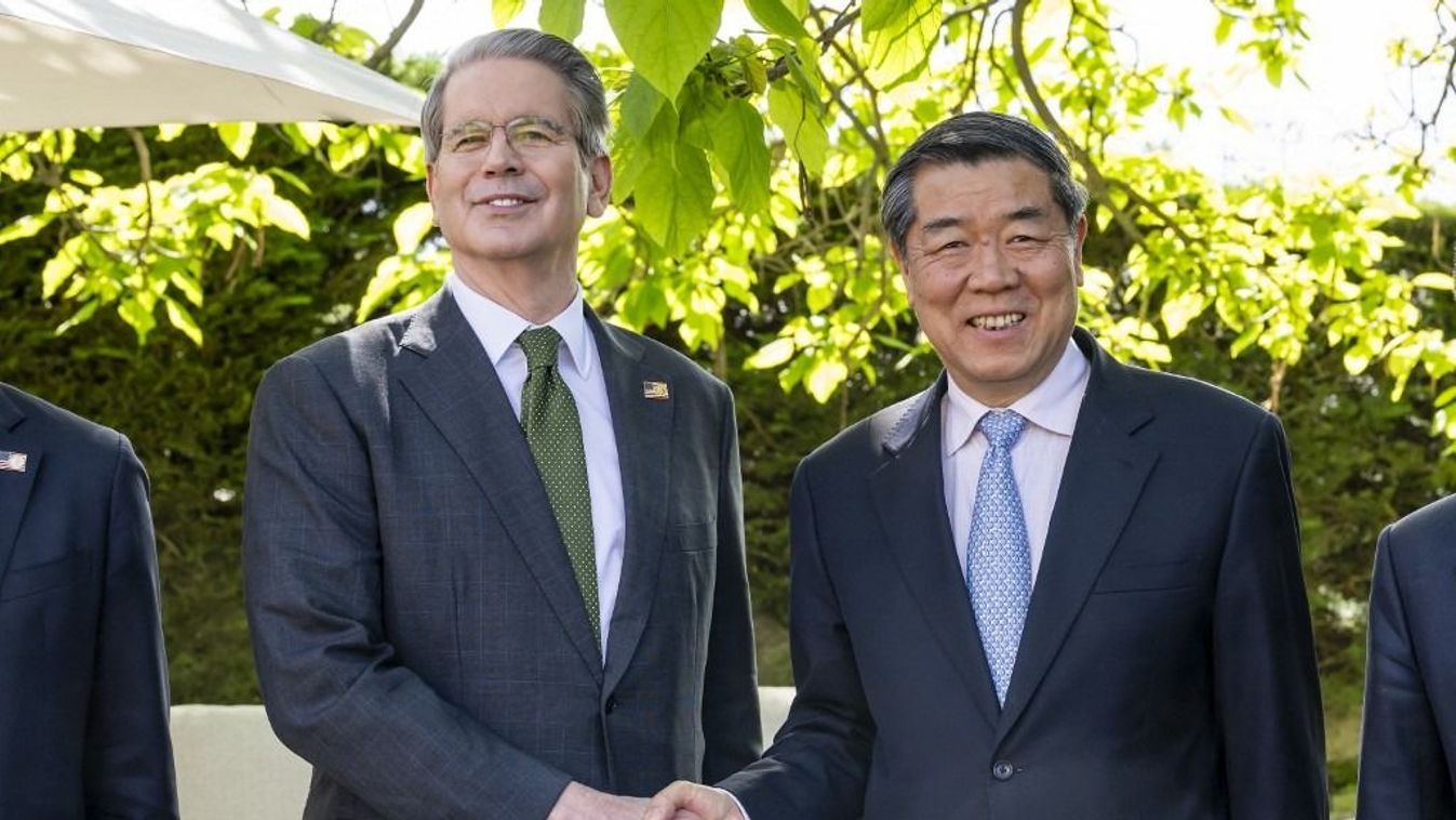 kínai-amerikai vámtárgyalások Scott Bessent He Lifeng