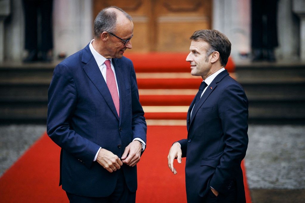Friedrich Merz meets Emmanuel Macron