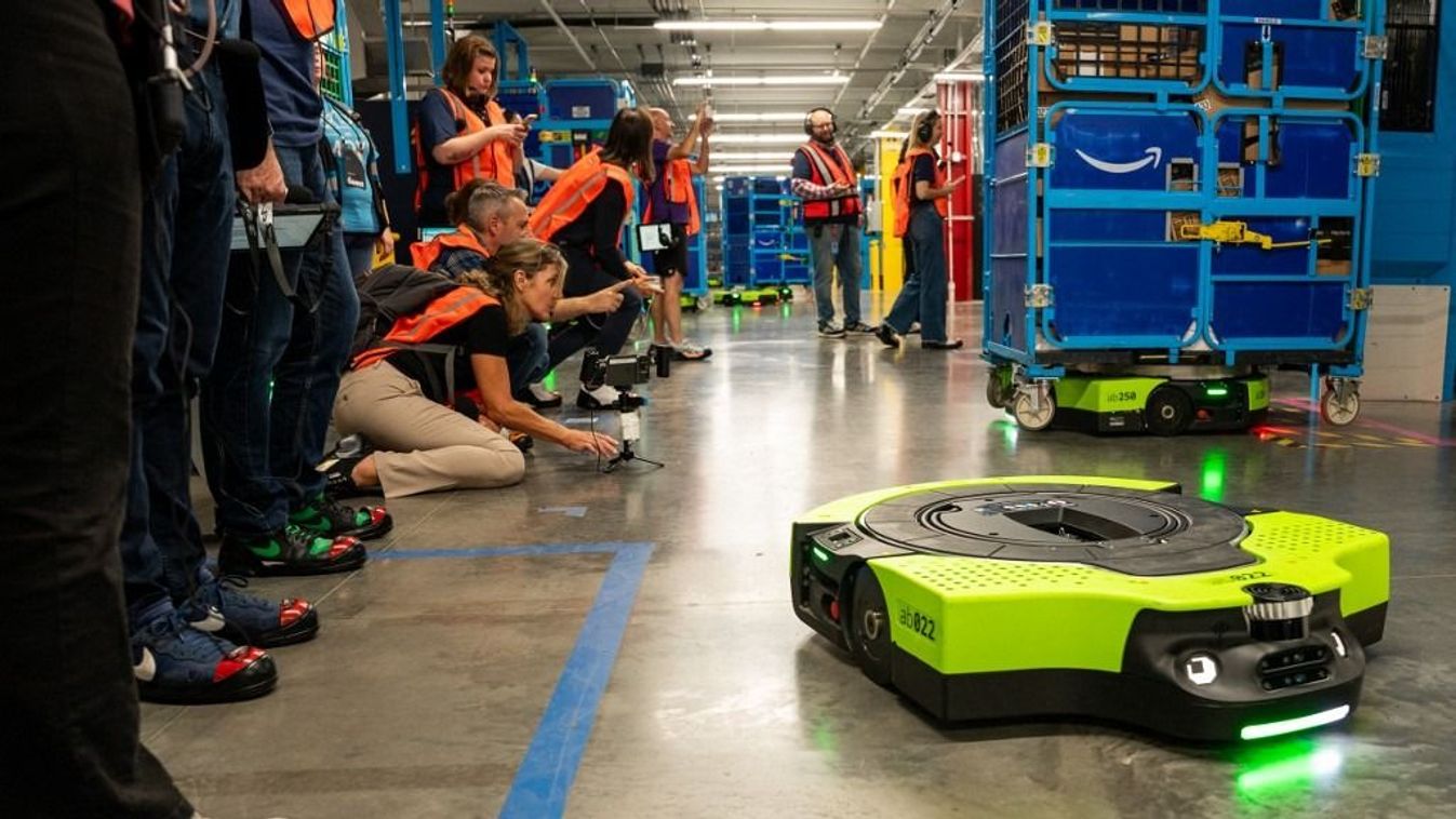 A robotok hamarosan átveszik az uralmat az Amazon raktáraiban Kép