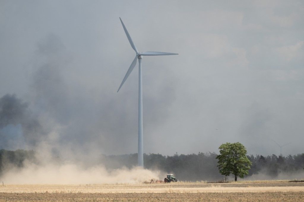Tűzvész pusztít Németországban Szászország és Brandenburg határvidékén