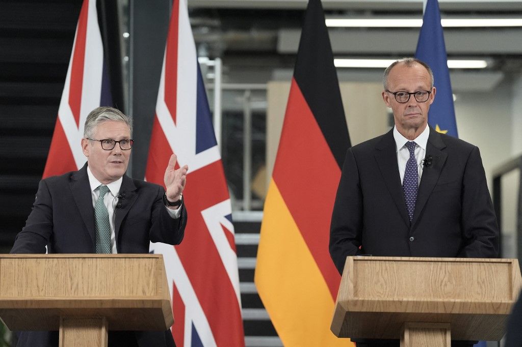 Keir Starmer (b) és Friedrich Merz (j)
Európai Unió, költségvetés, EU