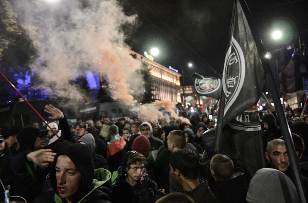 Anti-migrant demonstration in Sofia