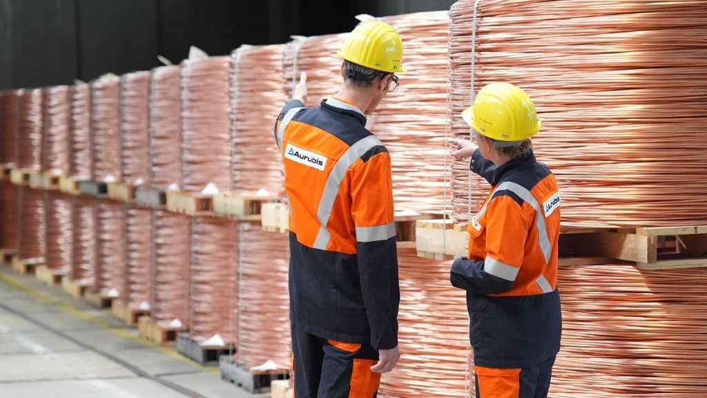 Copper producer Aurubis AG, réz