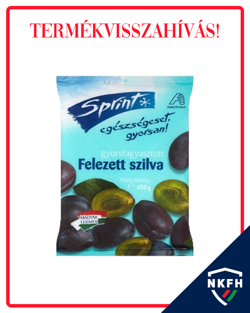 Gyorsfagyasztott szilvát hívott vissza a hatóság