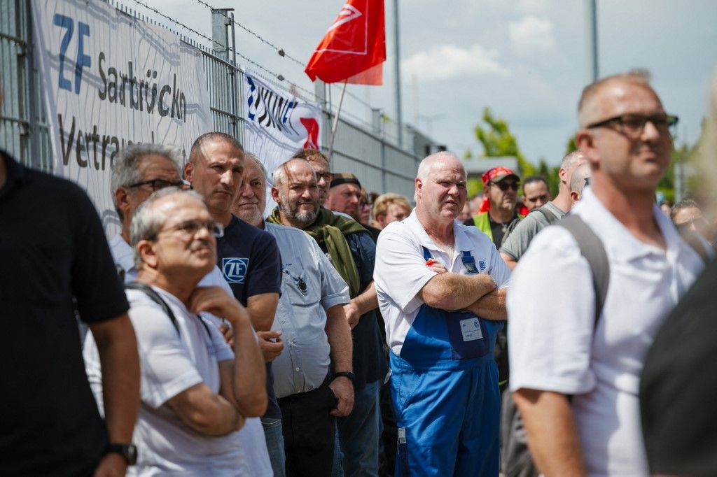 Protest action by ZF Works Council