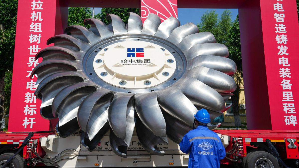 Datang Zala vízerőmű vízenergia
Kína, vízturbina turbina
energia energiatermelés