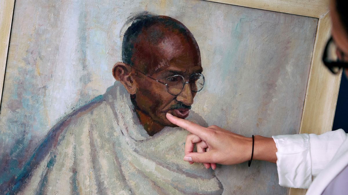 Nagyon pörögtek a licitek a Gandhi-portréra – messze túlszárnyalta a várakozásokat az ára 
