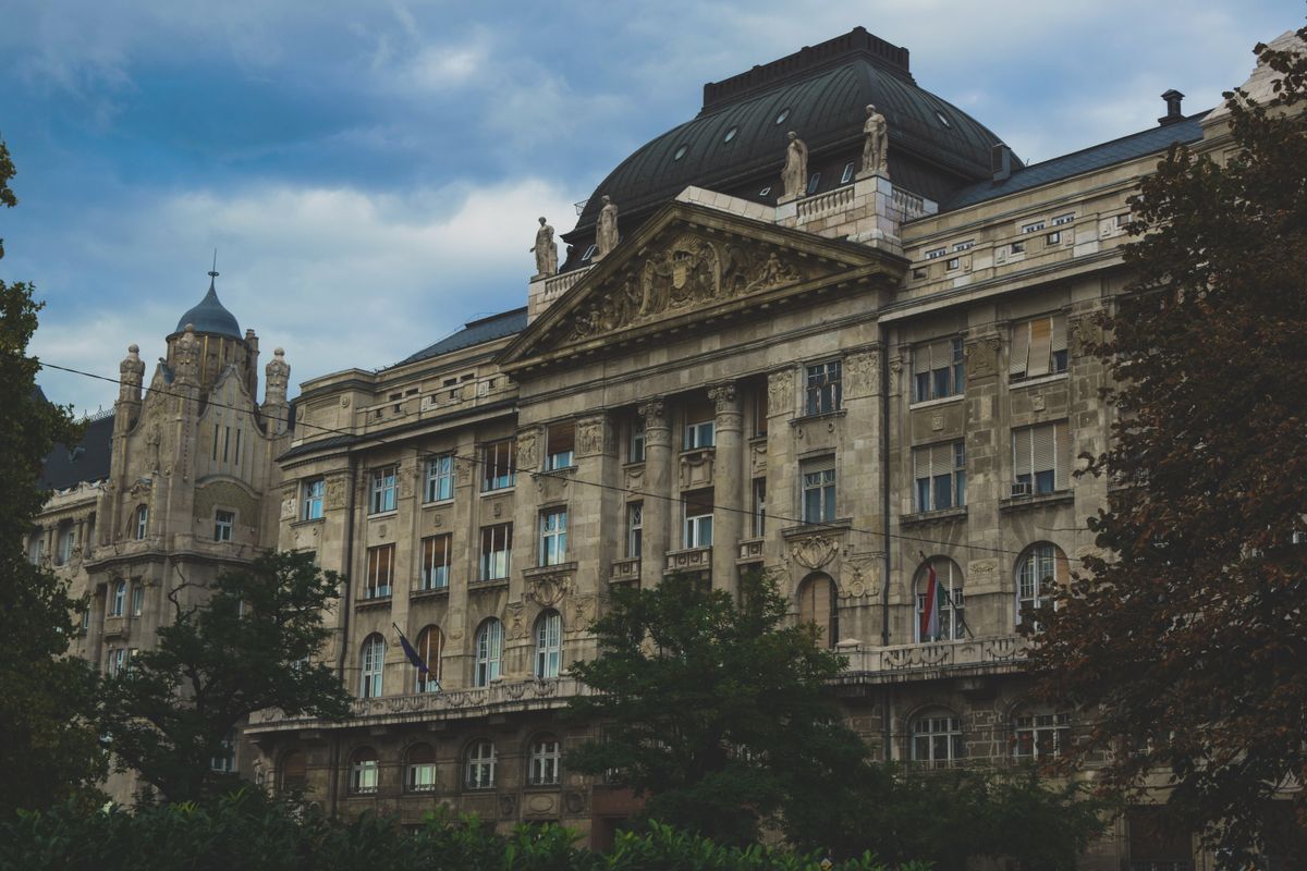Budapest,Hungary.,On,September,25,2017.,Street,View,On,Ministry,Of