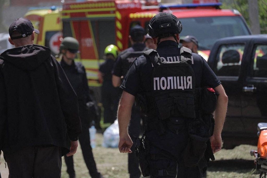Aftermath of the Russian missile attacks on Ukraine's Dnipro and Samar