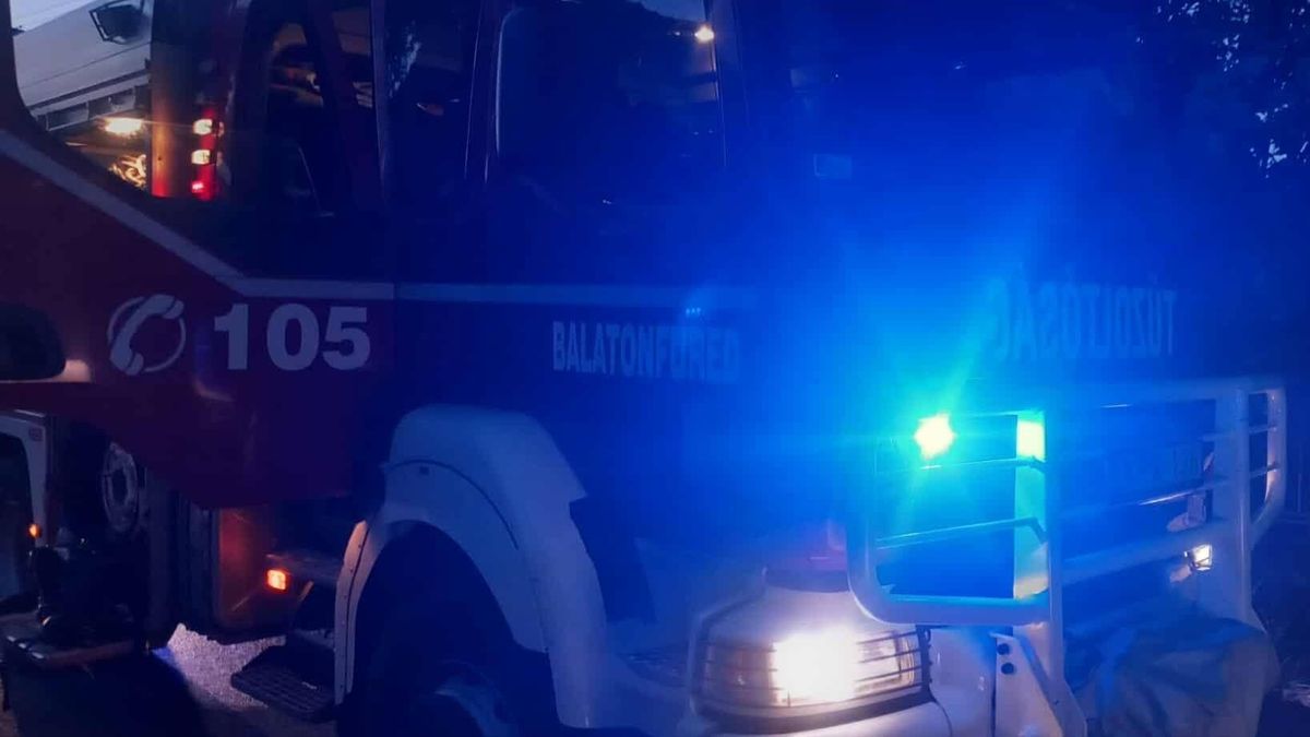 Tűz ütött ki egy tihanyi szállodában, az egyik tűoltó kórházba került