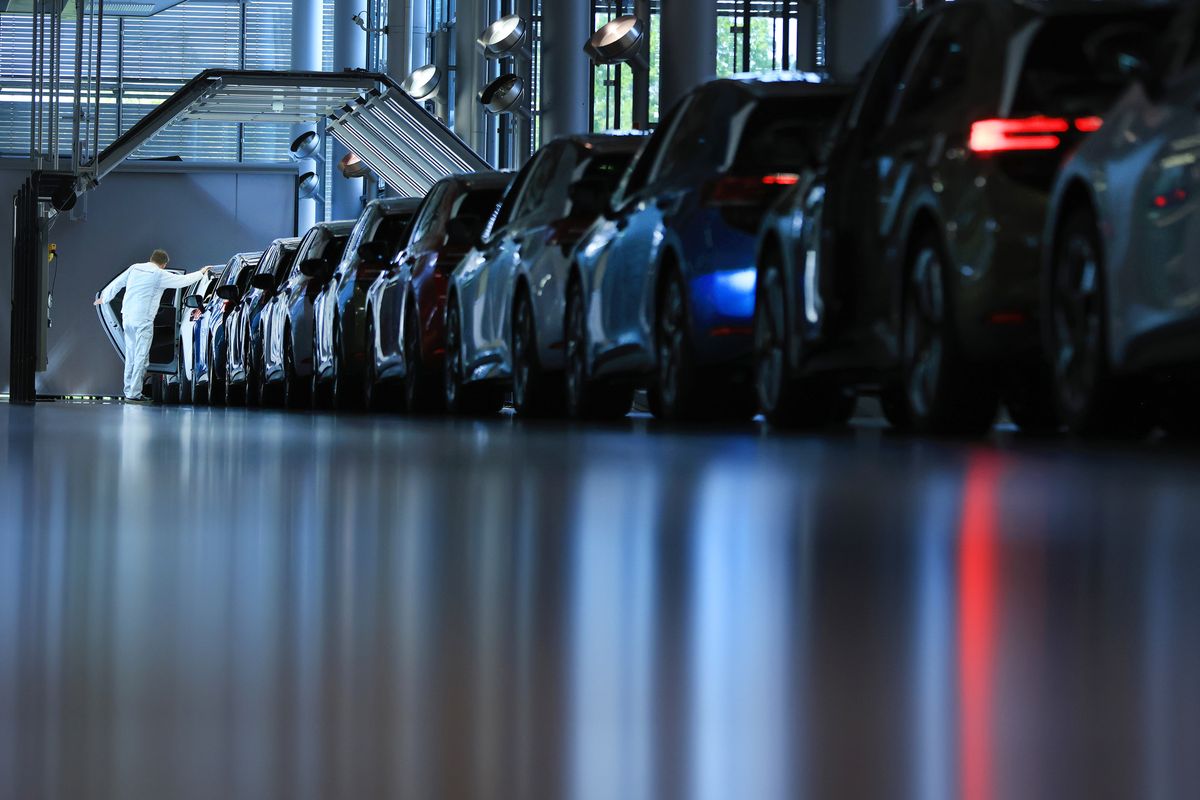 Inside The Volkswagen AG VW ID.3 Automobile Factory