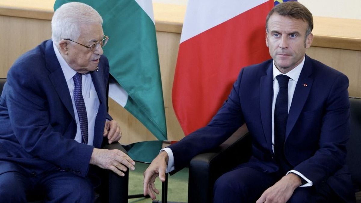 Macron francia elnök kijelentette, hogy Franciaország elismeri Palesztinát független államként 