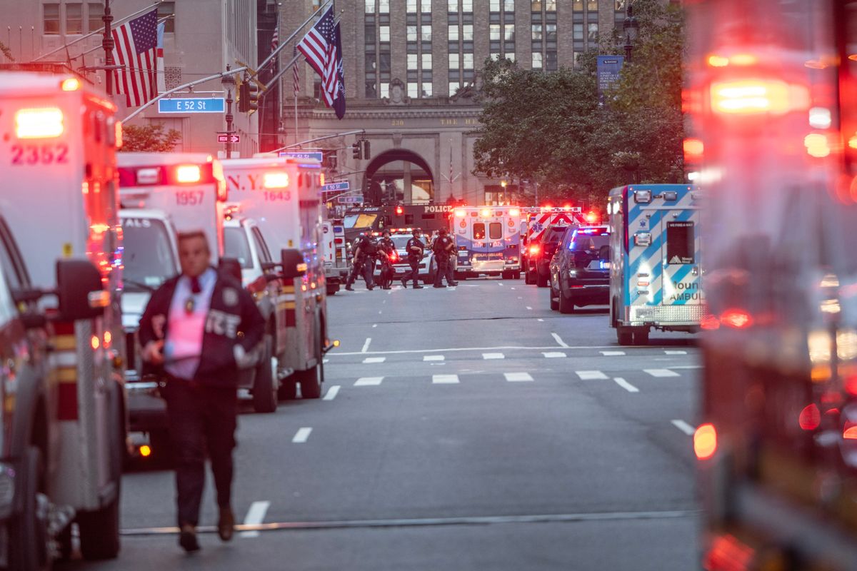 Manhattan, Shooting At Blackstone Headquarters In New York