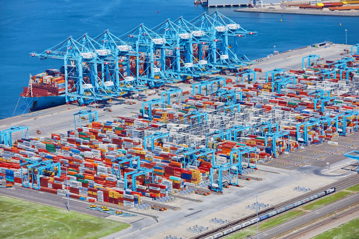 Rotterdam,,Tweede,Maasvlakte,,The,Netherlands,-,May,30th,2020:,The
