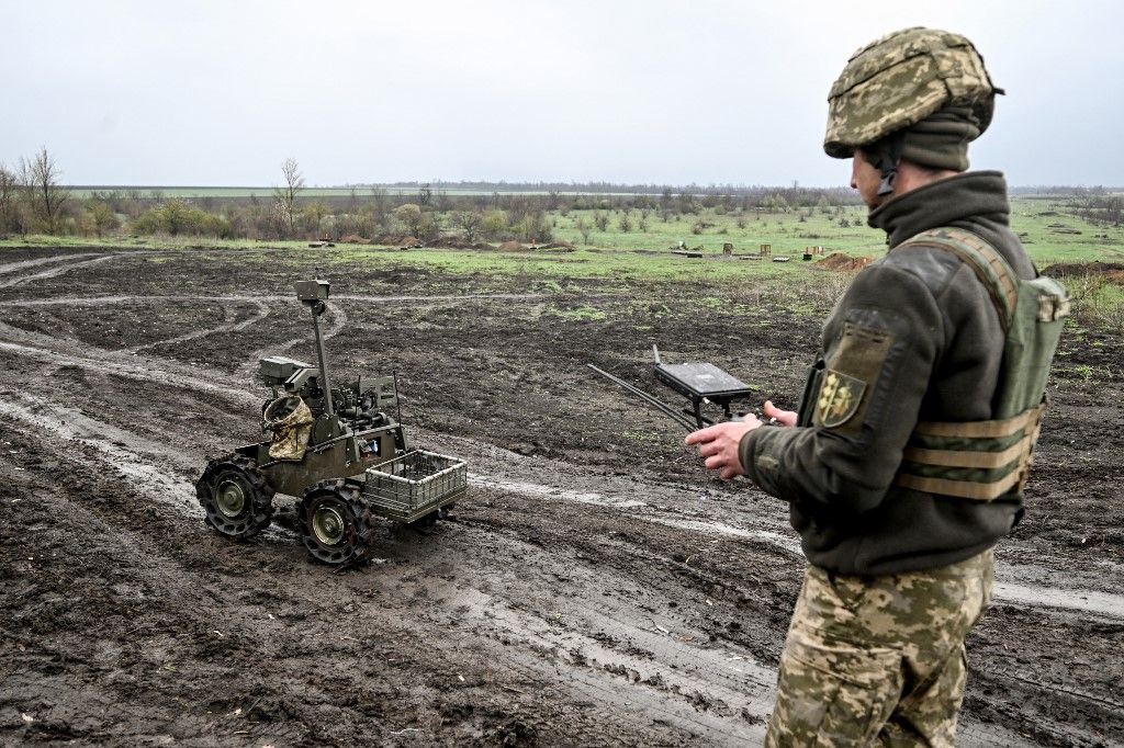 Ukrainian brigade fighting in Zaporizhzhia direction gets ground drone