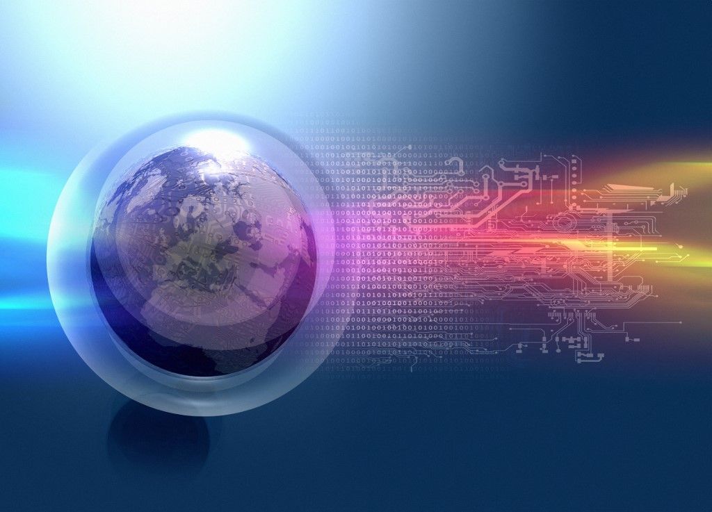 Global data security, conceptual illustration domain név