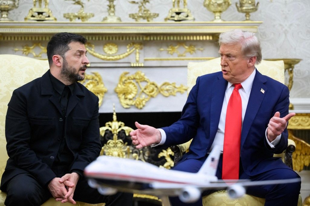 Volodimir Zelenszkij, Donald Trump
orosz-ukrán háború