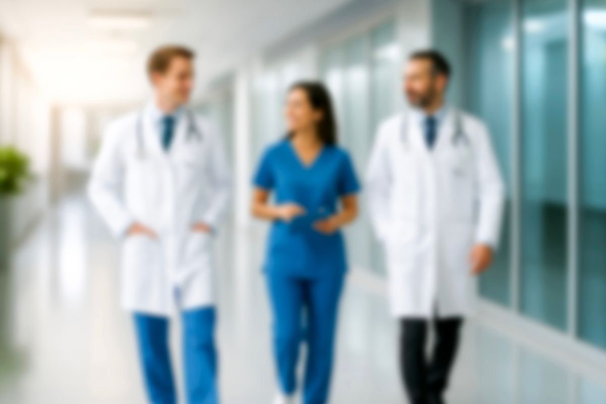 fizetés Blurred,For,Background.,Blurred,Figures,Of,Doctors,And,Nurses,In