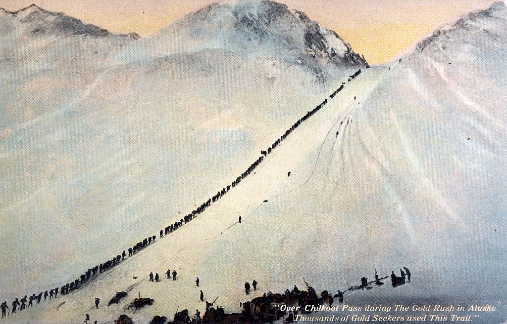 "Gyilkos" Alaszka: A Klondike-i aranyláz (1896–1899) évei alatt több mint 100 000 ember indult útnak, de csak kb. 30 000 érte el a folyót. Fotó: Michael Nicholson