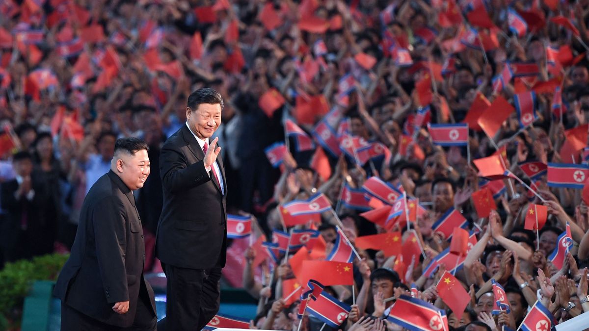XINHUA-PICTURES OF THE YEAR 2019 kim dzsogun Hszi Csin-ping Kim Dzsongun