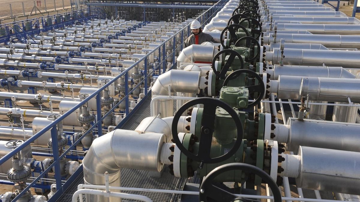 gáz csövek, földgáz