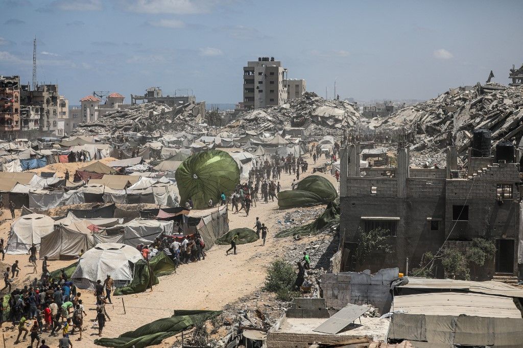 Efforts to deliver humanitarian aid via airdrops continue in Gaza