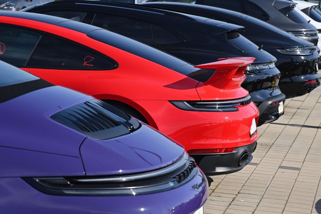 PORSCHE sports car.