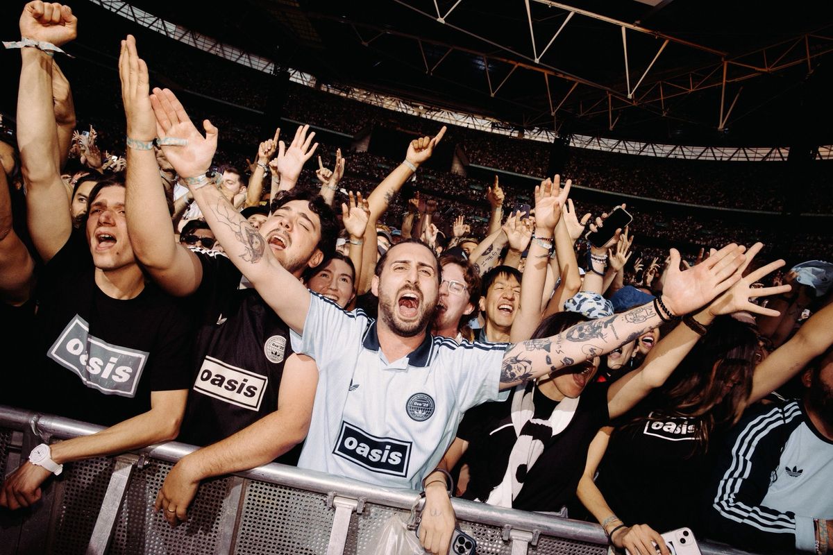 Oasis, Wembley, koncert
