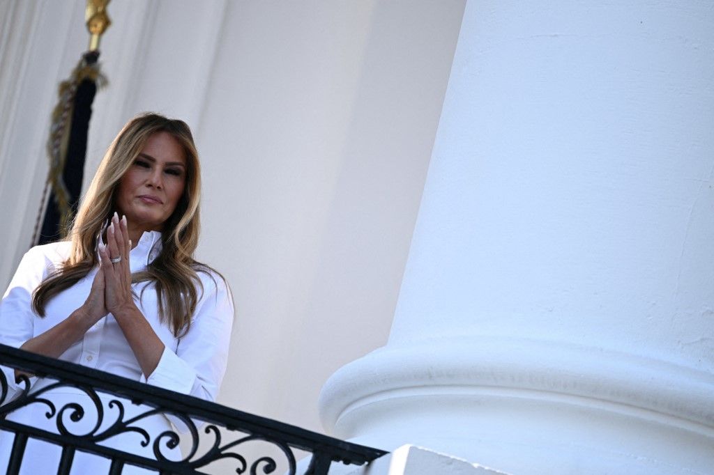 President Donald Trump participates in a military family picnic at White House and attends Fourth of July celebrations