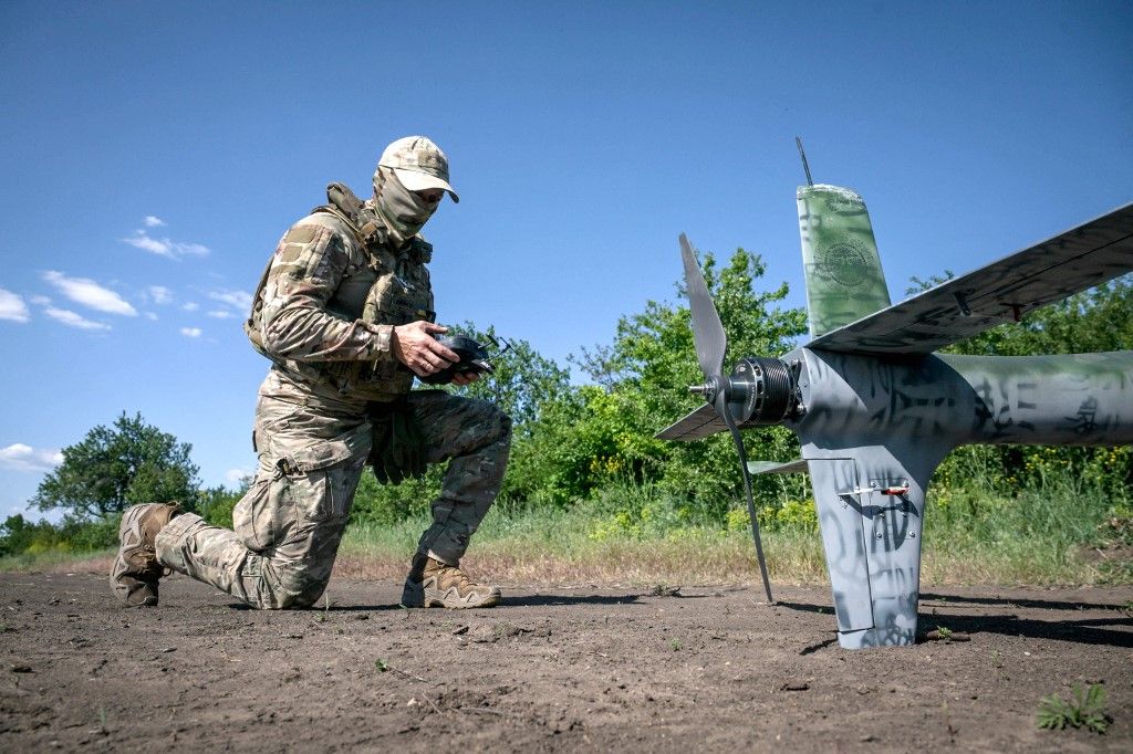 Aerial reconnaissance in Zaporizhzhia director